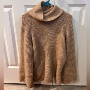 Theory Camel Hair Turtleneck Sweater